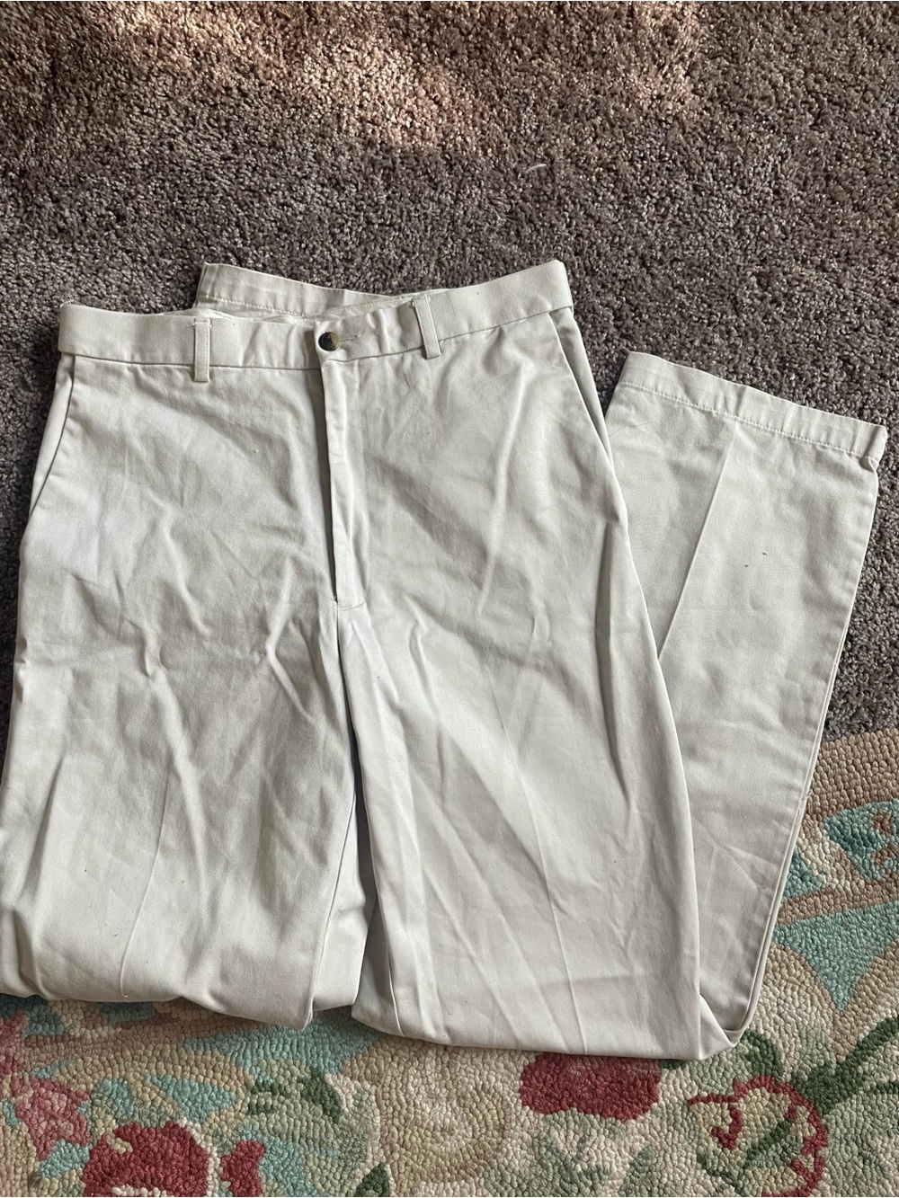 Men's Classic Cream Pants
